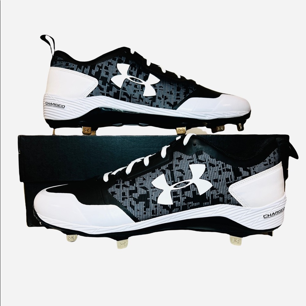 NWB Under Armour Shoes Cleats 1279233-011 Authentic Collection Mens Size 13